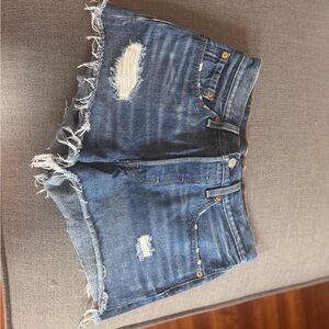 Levi’s 501 original high waist denim cutoff
